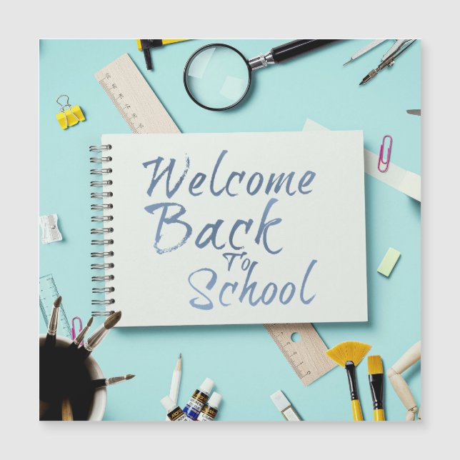 Retour à l'école – Style Cahier Créatif (Devant)