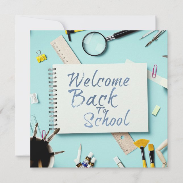 Retour à l'école – Style Cahier Créatif (Devant)