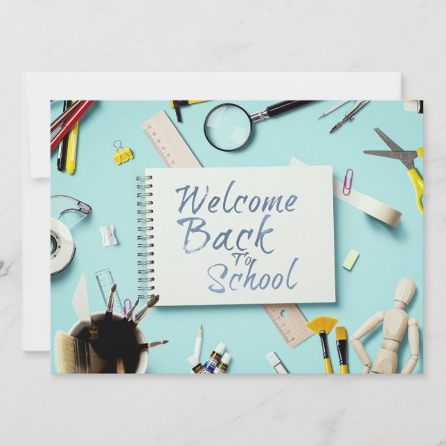 Retour à l'école – Style de cahier créatif (Devant)