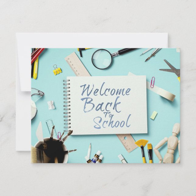 Retour à l'école – Style de cahier créatif (Devant)