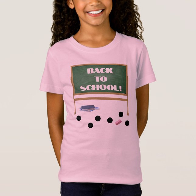 Retour à l'école T-shirt fille (Créateur téléchargé)