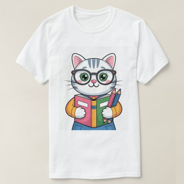 Retour à l'école T-Shirt - mignon Tee graphique po (Design devant)