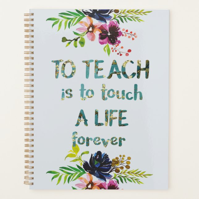 Retour à l'école Typographie de citation d'enseign (Devant)