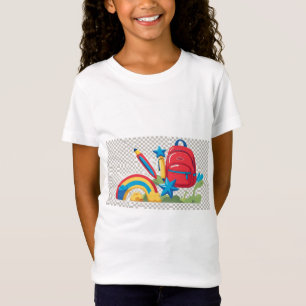 Retour à l'école Vibes T-shirt pour filles - migno