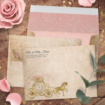 Retour au Carrosse de la Princesse en Or Rose