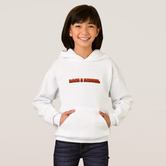 Retour Au Sweat - shirt à capuche De L'École (Devant entier)