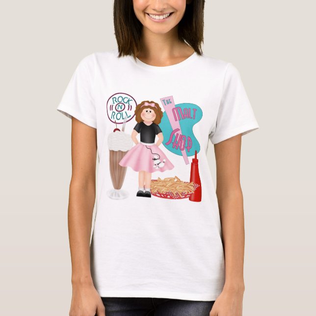 Retour au T-shirt des années 50 (Devant)