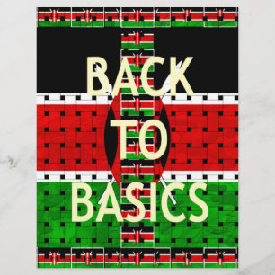 Retour aux bases : Kenya Drapeau Thème du tissage