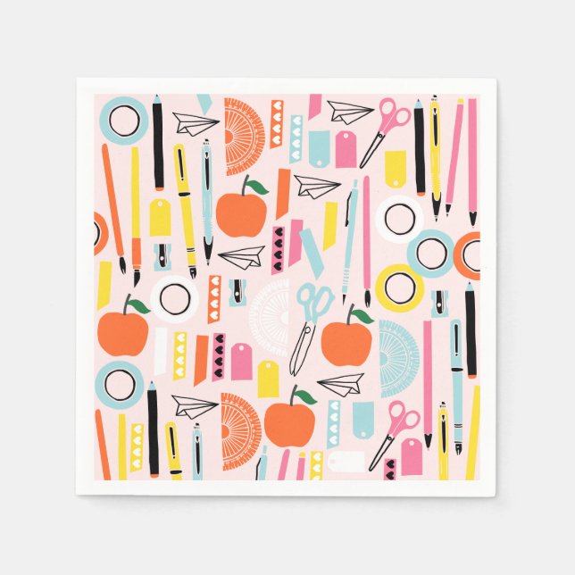 Retour aux serviettes en papier de l'école (Devant)