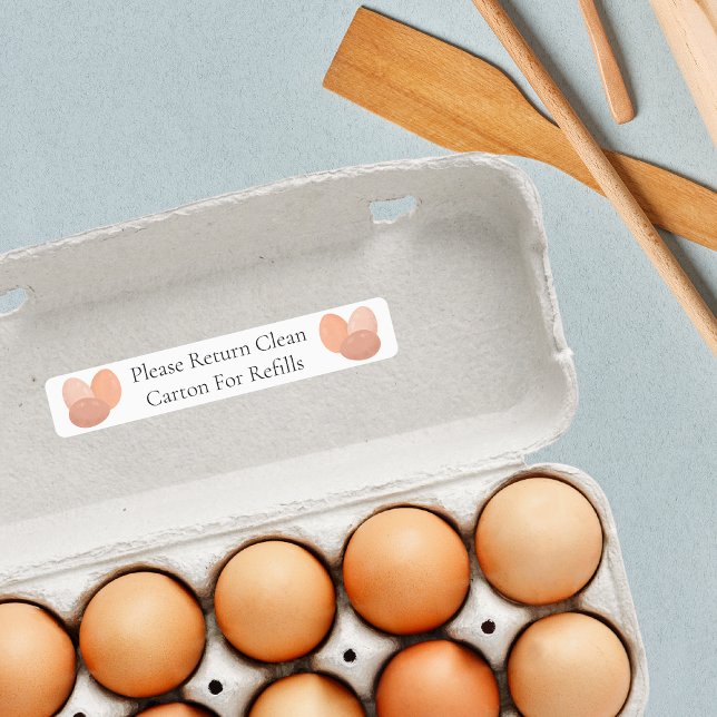 Retour Carton Egg Étiquette Carton (Créateur téléchargé)