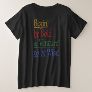 Retour - Citation Magique Horace Plus Taille Tee