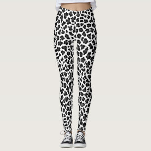 Retour Leggings blancs Posters de animaux femmes