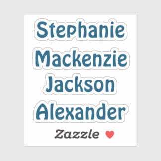 Retourner à l'école Stickers de noms multiples