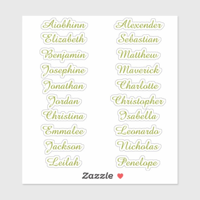 Retourner à l'école Stickers de noms multiples per (Feuille)