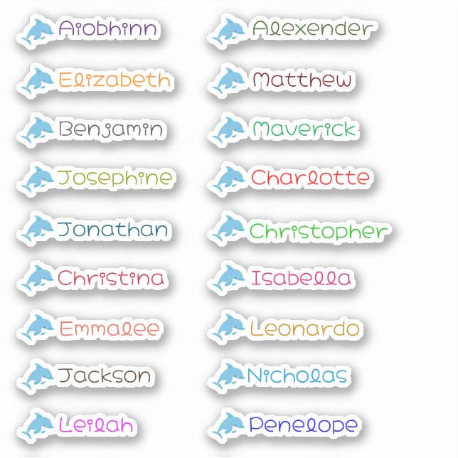 Retourner à l'école Stickers de noms multiples per (Devant)