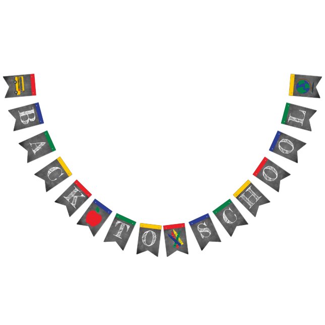 Retourner aux drapeaux du Bunting scolaire (Tout)