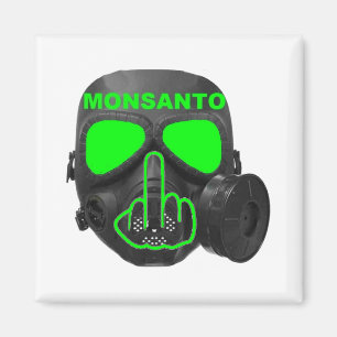 Retourner du masque à gaz Magnet Monsanto