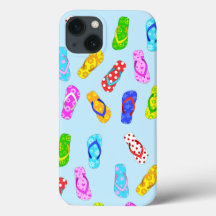 Retourner Flop Motif Bleu Coque-Mate coque iphone