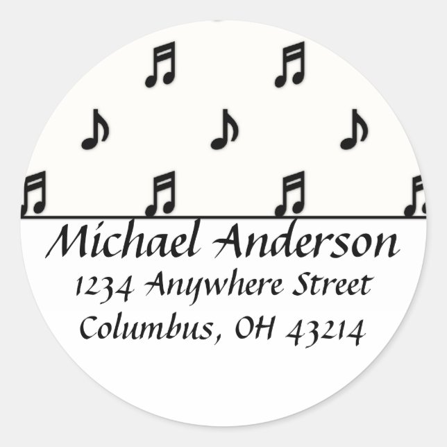 Retourner les étiquettes d'adresse :: Black Music  (Devant)