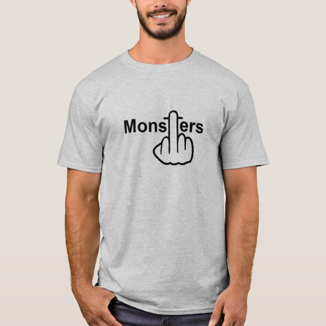 Retourner monstre T-shirt (Devant)