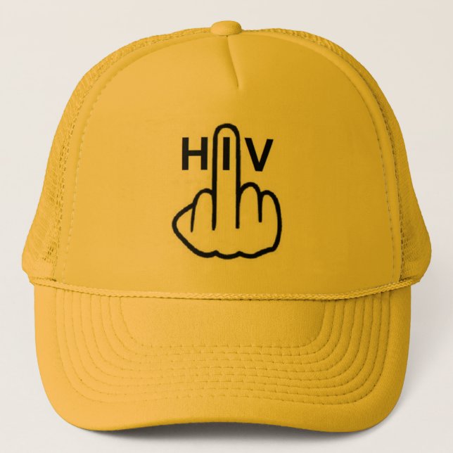 Retourner sur le VIH casquette (Devant)
