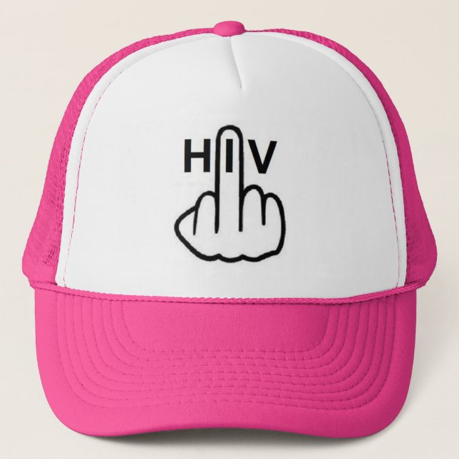 Retourner sur le VIH casquette (Devant)