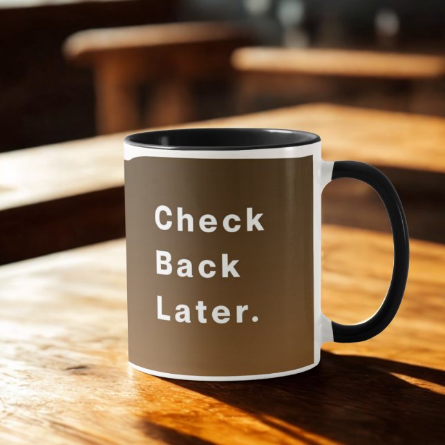 Retourner ultérieurement | Mug Lover café pour lui (Créateur téléchargé)