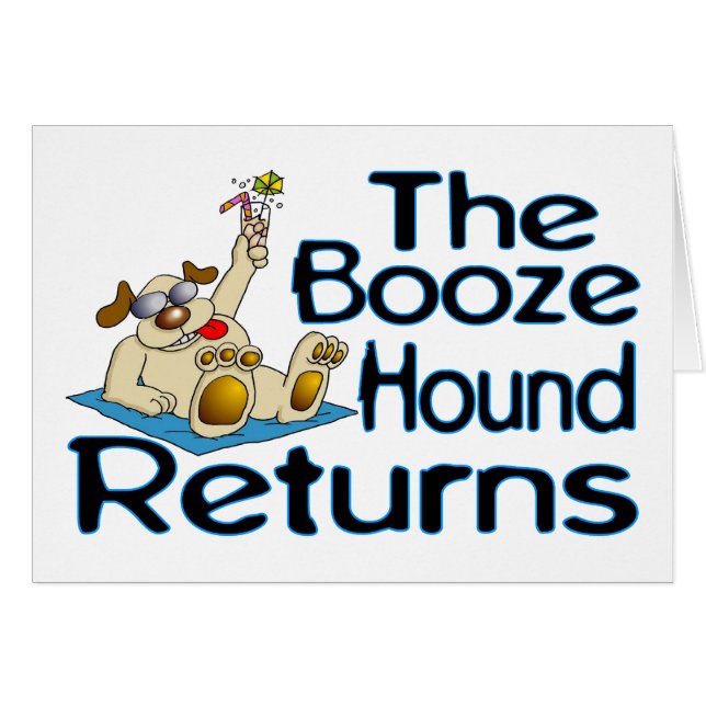 Retours de chien de boissons alcoolisées (Devant horizontal)