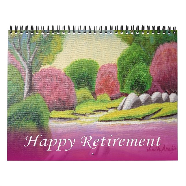 Retraite 2016 Calendrier Cherry Green Garden Art (Protection)