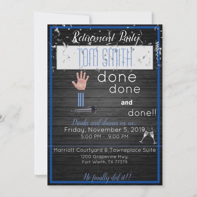 Retraite à gouttes de souris noir et bleu (Devant)