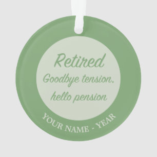 Retraité : Adieu tension, bonjour pension