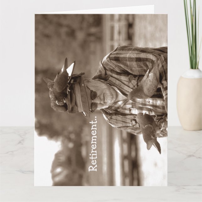 Retraite de carte amusante Ce n'est pas aussi effr (Devant)