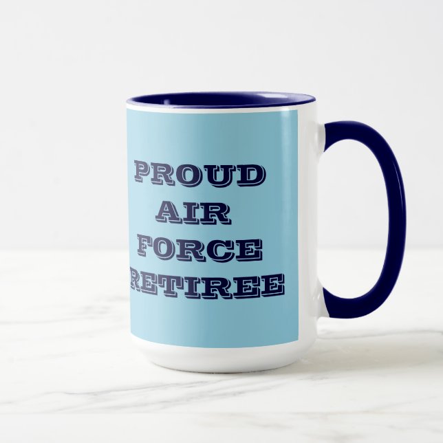 Retraite de la Force aérienne Mug Froud (Droite)