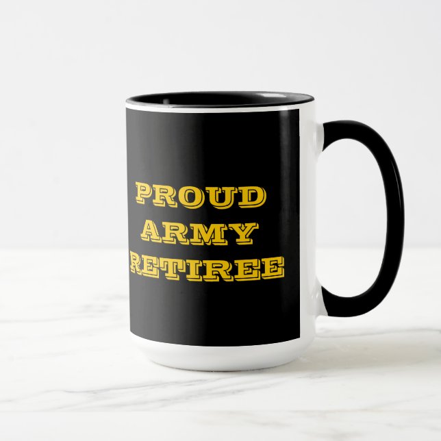 Retraite de l'Armée Fière Mug (Droite)