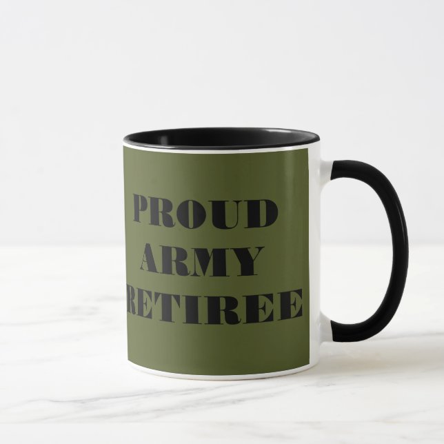 Retraite de l'Armée Fière Mug (Droite)