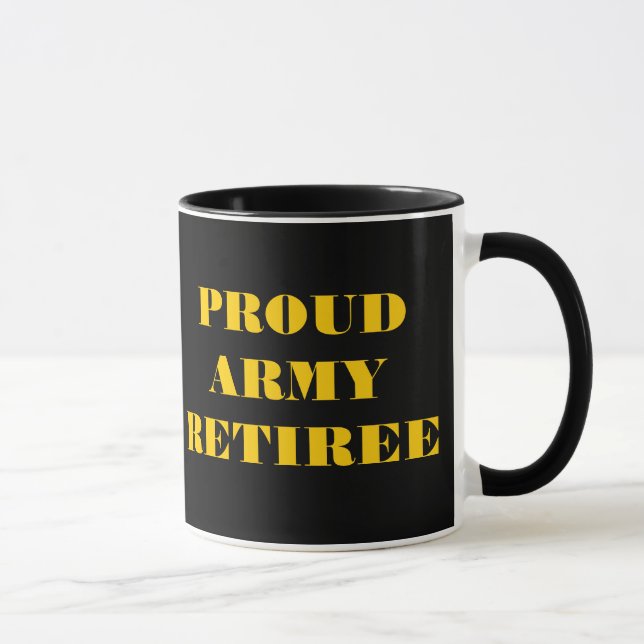 Retraite de l'Armée Fière Mug (Droite)