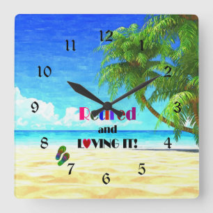 Retraité et adoré ! Grande horloge