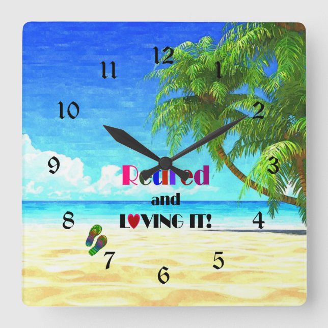 Retraité et adoré ! Grande horloge (Recto)