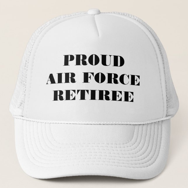 Retraité fier de l'Armée de l'Air de casquette (Devant)