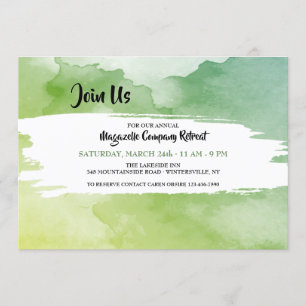 Retraite Invitation d'entreprise