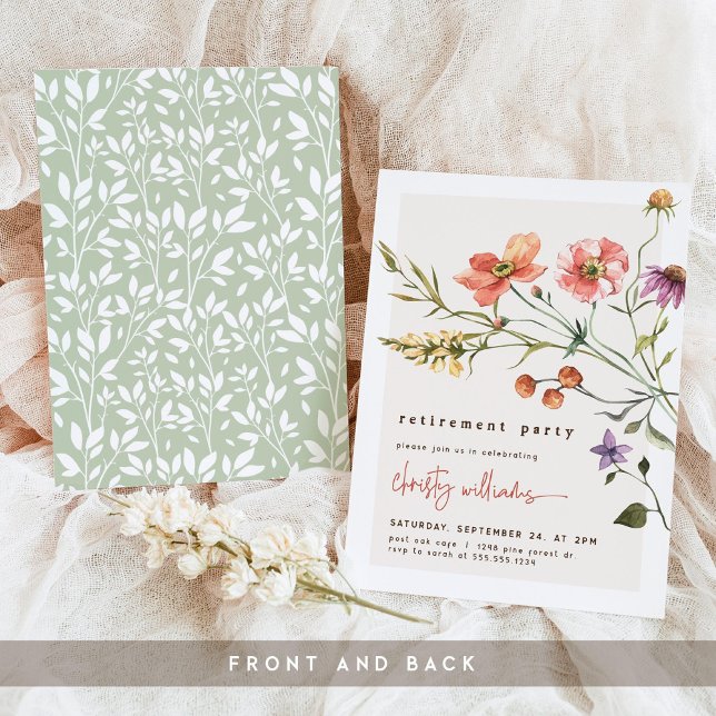 Retraite Invitation Jardin, Retraite d'été (Créateur téléchargé)
