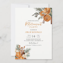 Retraite invitation verdure d'hiver