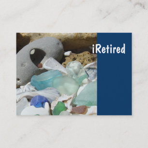 retraite iRetired de Seaglass de cartes de visite