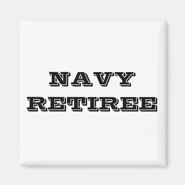 Retraite Magnet Navy (Devant)
