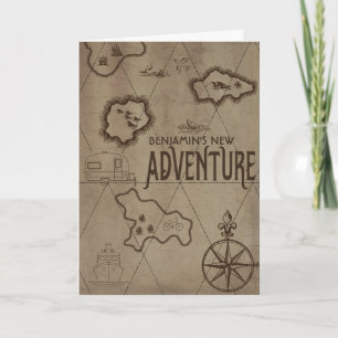 Retraite Nouvelle carte d'aventure Félicitations