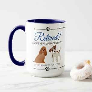 Retraité Voir la Mug des femmes et des chiens