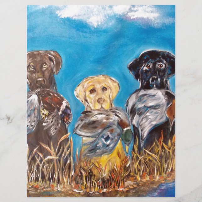 RETRIEVERS DU LABRADOR (Devant)