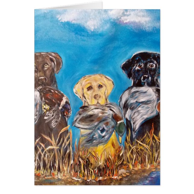RÉTRIEVERS DU LABRADOR (Devant)