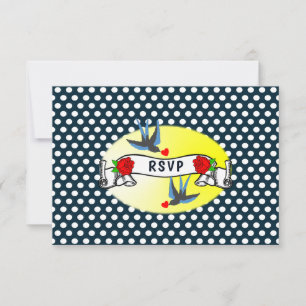 Rétro 1950's Rockabilly Wedding RSVP