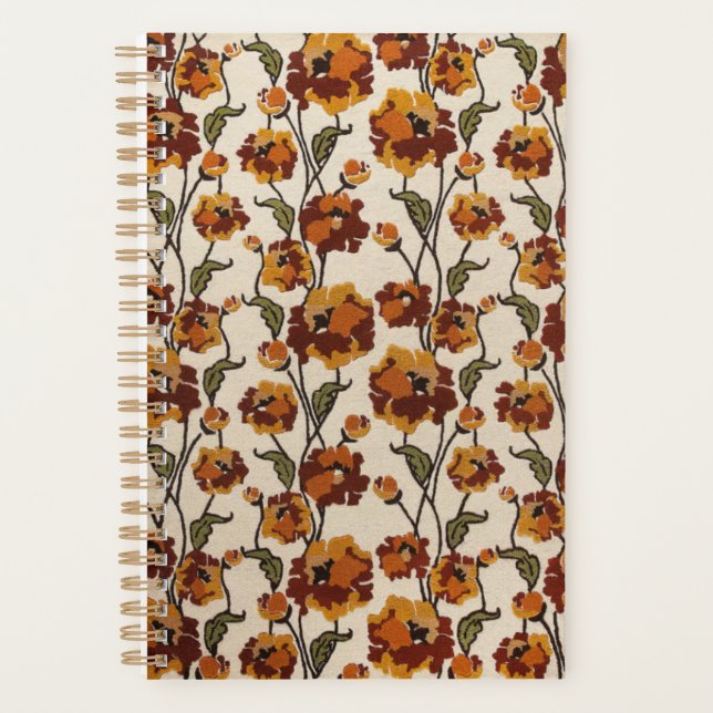 Retro 1970 Upholstery Fabric hebdomadaire/mensuel (Devant)